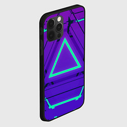 Чехол для iPhone 12 Pro Твой стиль геометрия 1, цвет: 3D-черный — фото 2