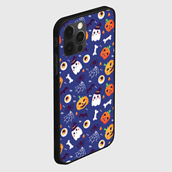 Чехол для iPhone 12 Pro Хэллоуин - узор, цвет: 3D-черный — фото 2