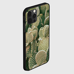 Чехол для iPhone 12 Pro Поле кактусов, цвет: 3D-черный — фото 2
