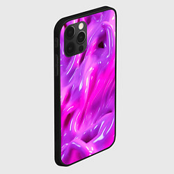 Чехол для iPhone 12 Pro Розовая слизь, цвет: 3D-черный — фото 2