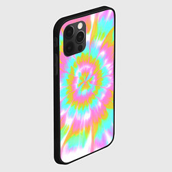 Чехол для iPhone 12 Pro Tie-Dye кислотный в стиле барби, цвет: 3D-черный — фото 2