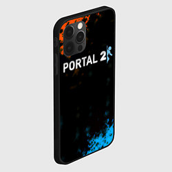 Чехол для iPhone 12 Pro Portal game, цвет: 3D-черный — фото 2