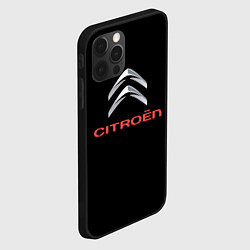 Чехол для iPhone 12 Pro Citroen auto sports, цвет: 3D-черный — фото 2