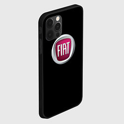 Чехол для iPhone 12 Pro Fiat sport pro, цвет: 3D-черный — фото 2