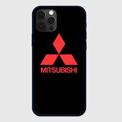 Чехол для iPhone 12 Pro Mitsubishi sportcar, цвет: 3D-черный