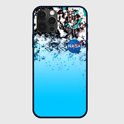 Чехол для iPhone 12 Pro Nasa space, цвет: 3D-черный