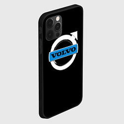 Чехол для iPhone 12 Pro Volvo sport car, цвет: 3D-черный — фото 2
