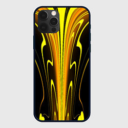 Чехол для iPhone 12 Pro Предупреждающая осиная расцветка, цвет: 3D-черный