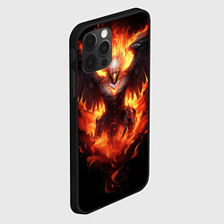 Чехол для iPhone 12 Pro Стремительный Феникс, цвет: 3D-черный — фото 2
