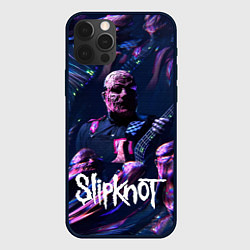 Чехол для iPhone 12 Pro Slipknot: guitar, цвет: 3D-черный