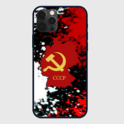 Чехол для iPhone 12 Pro Назад в СССР, цвет: 3D-черный