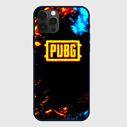 Чехол для iPhone 12 Pro Pubg storm искры, цвет: 3D-черный