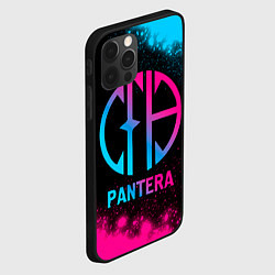 Чехол для iPhone 12 Pro Pantera - neon gradient, цвет: 3D-черный — фото 2
