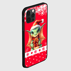 Чехол для iPhone 12 Pro Дракон с подарком - 2024, цвет: 3D-черный — фото 2