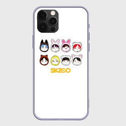 Чехол для iPhone 12 Pro Skzoo все вместе, цвет: 3D-светло-сиреневый