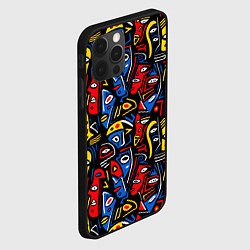 Чехол для iPhone 12 Pro Африканский мотив, цвет: 3D-черный — фото 2