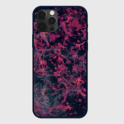 Чехол iPhone 12 Pro Абстракция - аметистовый ирис