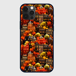 Чехол для iPhone 12 Pro Осенний город на горе, цвет: 3D-черный