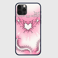 Чехол для iPhone 12 Pro Сердце сколопендры, цвет: 3D-черный