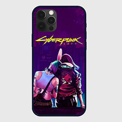 Чехол для iPhone 12 Pro Cyberpunk 2077: Phantom liberty, цвет: 3D-черный