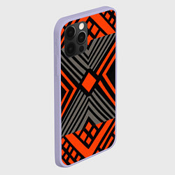 Чехол для iPhone 12 Pro Узор в этническом стиле племени масаев, цвет: 3D-светло-сиреневый — фото 2