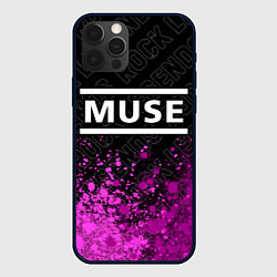 Чехол для iPhone 12 Pro Muse rock legends посередине, цвет: 3D-черный