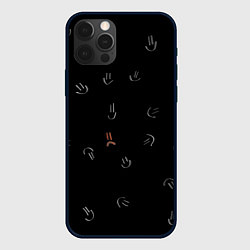 Чехол для iPhone 12 Pro Один такой грустный, цвет: 3D-черный