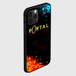 Чехол для iPhone 12 Pro Portal x Half life, цвет: 3D-черный — фото 2