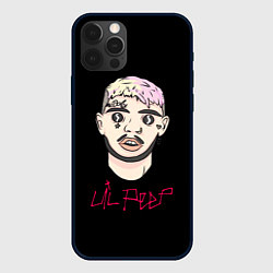 Чехол для iPhone 12 Pro Lil Peep rap music, цвет: 3D-черный