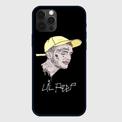 Чехол для iPhone 12 Pro Lil Peep rap steel, цвет: 3D-черный