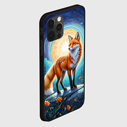Чехол для iPhone 12 Pro Мистическая лиса тотем лисы, цвет: 3D-черный — фото 2