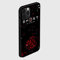 Чехол для iPhone 12 Pro Ghost of Tsushima краски, цвет: 3D-черный — фото 2