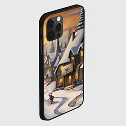 Чехол для iPhone 12 Pro Необыкновенные приключения под новый год, цвет: 3D-черный — фото 2