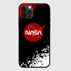 Чехол для iPhone 12 Pro NASA краски спорт, цвет: 3D-черный