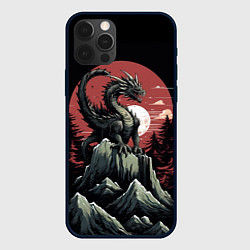 Чехол для iPhone 12 Pro Дракон хрустальных льдов, цвет: 3D-черный