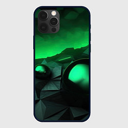 Чехол iPhone 12 Pro Асимметрия растительного узора