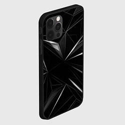 Чехол для iPhone 12 Pro Хрустальные узоры, цвет: 3D-черный — фото 2