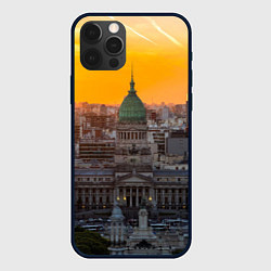 Чехол для iPhone 12 Pro Буэнос-Айрес, цвет: 3D-черный