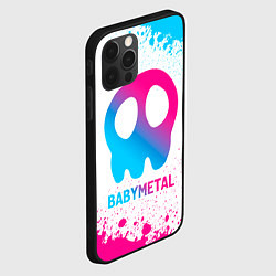 Чехол для iPhone 12 Pro Babymetal neon gradient style, цвет: 3D-черный — фото 2