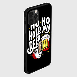 Чехол для iPhone 12 Pro Ho - ho - hold my beer, цвет: 3D-черный — фото 2