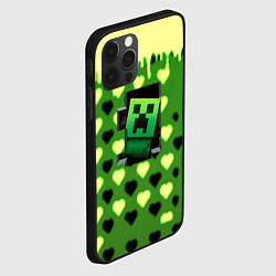 Чехол для iPhone 12 Pro Minecraft love toxic, цвет: 3D-черный — фото 2