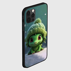 Чехол для iPhone 12 Pro Малыш дракона, цвет: 3D-черный — фото 2