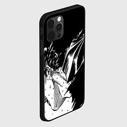 Чехол для iPhone 12 Pro Берсерк Гатс в чёрных доспехах, цвет: 3D-черный — фото 2
