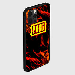 Чехол для iPhone 12 Pro Battlegrounds flame, цвет: 3D-черный — фото 2