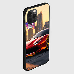 Чехол для iPhone 12 Pro GTA 6 Vice city, цвет: 3D-черный — фото 2