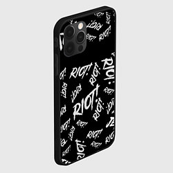 Чехол для iPhone 12 Pro Paramore alllogo, цвет: 3D-черный — фото 2