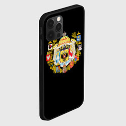 Чехол для iPhone 12 Pro Россия герб славянский, цвет: 3D-черный — фото 2