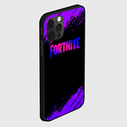 Чехол для iPhone 12 Pro Fortnite epic games neon, цвет: 3D-черный — фото 2