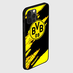 Чехол для iPhone 12 Pro Боруссия Дортмунд желтый спорт, цвет: 3D-черный — фото 2