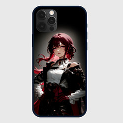 Чехол для iPhone 12 Pro Хонкай- Кафка, цвет: 3D-черный